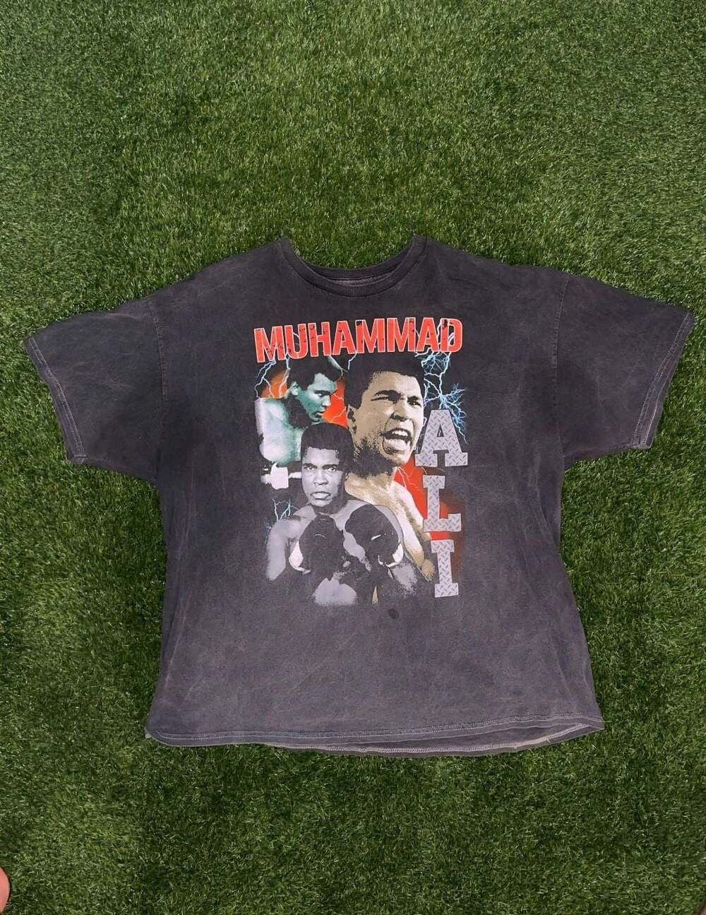 Muhammad Ali Vintage Style Graphic T-Shirt Black 2X-Large